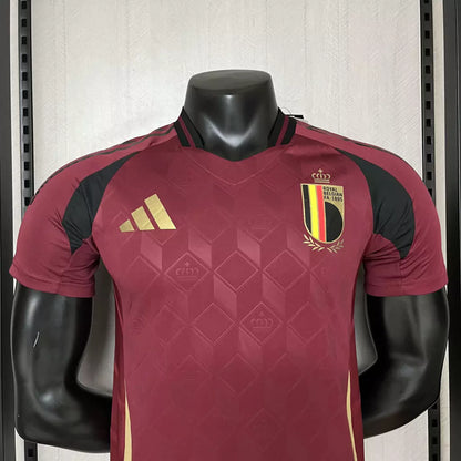 Camisa Bélgica Home 24/25 - Jogador Adidas Masculino - Vinho