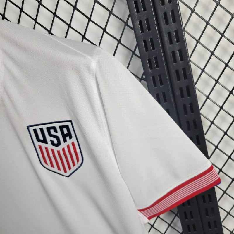 Camisa Estados Unidos Home 24/25 - Torcedor Nike Masculina - Branco