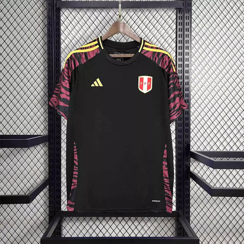 Camisa Seleção Peru Away Copa América 24/25 - Torcedor Adidas Masculino - Preto