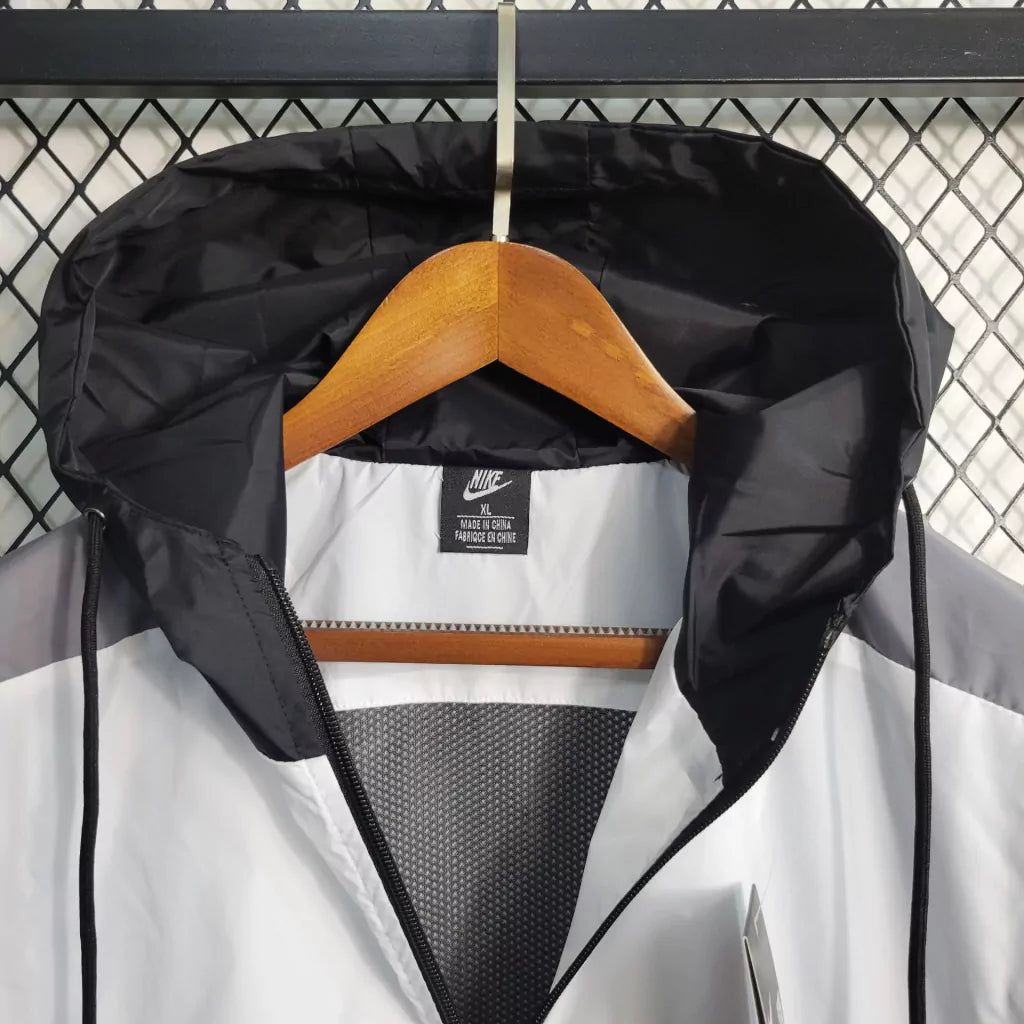 Corta Vento Nike Masculino - Branco e Cinza