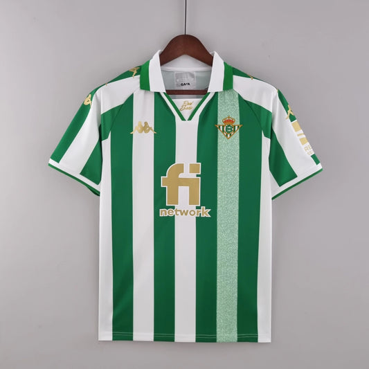 Camisa Betis 22/23 Copa do Rei - Verde e Branco TROCEDOR