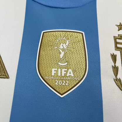 Camisa Seleção Argentina Copa América Home 24/25 - Torcedor Adidas Masculino - Azul e Branco
