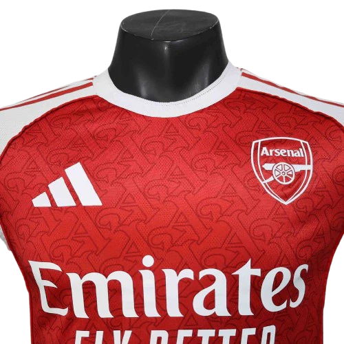 Camisa Arsenal Home 2025/26 - Jogador Adidas Masculino - Vermelho