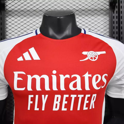 Camisa Arsenal Home 2024/25 - Jogador Adidas Masculino - Vermelho e Branco