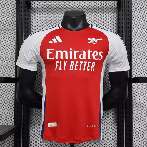 Camisa Arsenal Home 2024/25 - Jogador Adidas Masculino - Vermelho e Branco