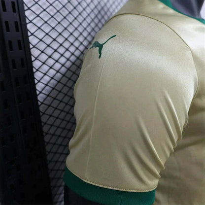 Camisa Palmeiras Third 24/25 - Versão Jogador Puma Masculino - Dourada