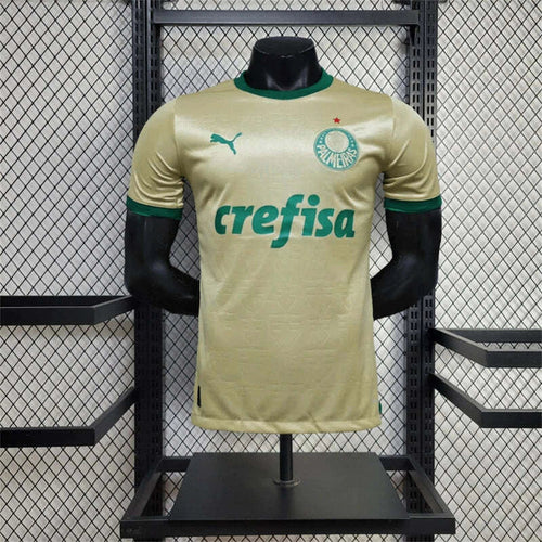 Camisa Palmeiras Third 24/25 - Versão Jogador Puma Masculino - Dourada