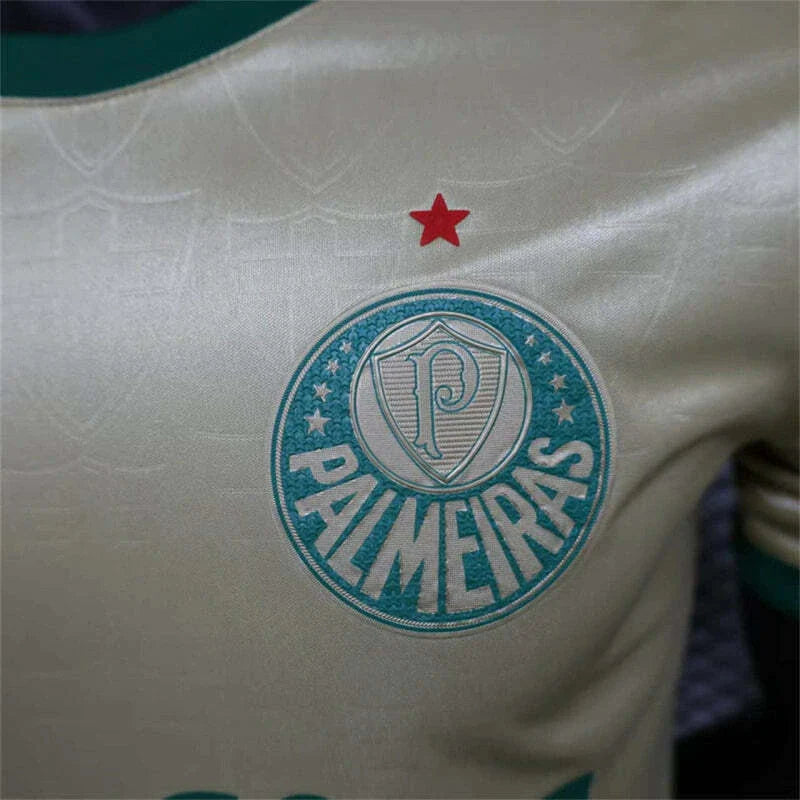 Camisa Palmeiras Third 24/25 - Versão Jogador Puma Masculino - Dourada