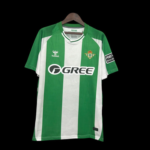 Camisa Real Betis I 2025/26 Torcedor - Branco e Verde
