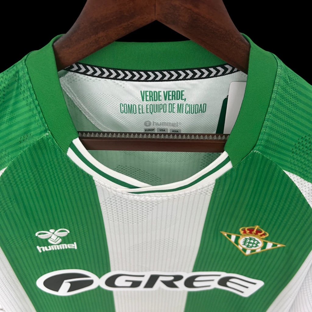 Camisa Real Betis I 2025/26 Torcedor - Branco e Verde