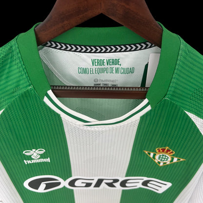 Camisa Real Betis I 2025/26 Torcedor - Branco e Verde