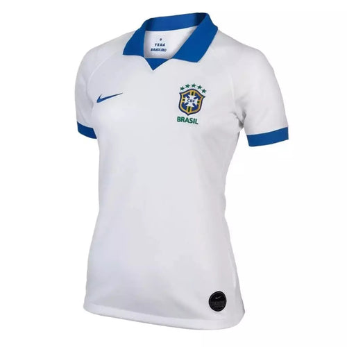 Camisa Seleção Brasileira Copa América 19/20 Torcedor Nike Feminina - Branco
