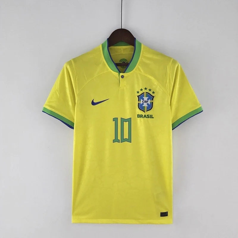 Camisa Seleção Brasileira Home 2022 Torcedor Nike Masculina - Amarela