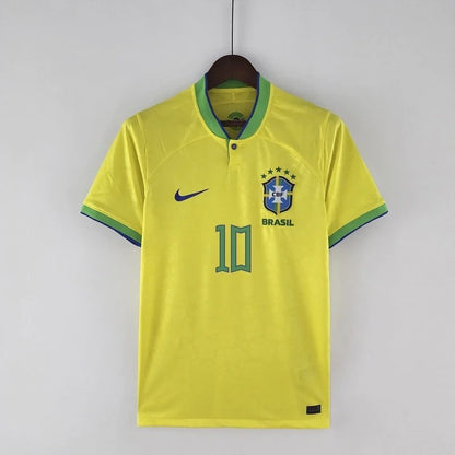 Camisa Seleção Brasileira Home 2022 Torcedor Nike Masculina - Amarela