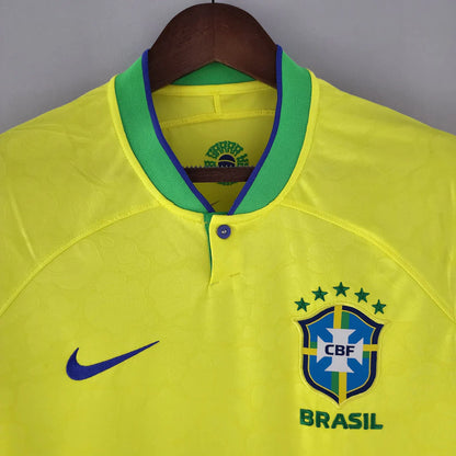 Camisa Seleção Brasileira Home 2022 Torcedor Nike Masculina - Amarela