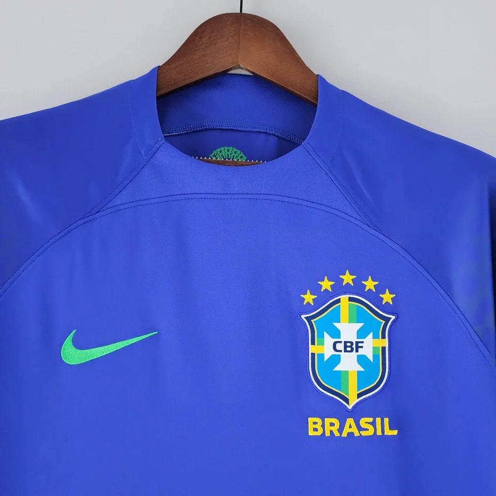 Camisa Seleção Brasileira Away 2022 Torcedor Nike Masculina - Azul