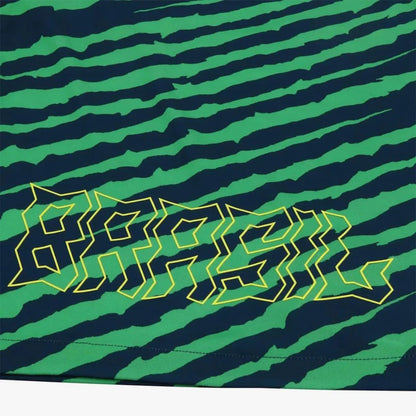 Camisa Seleção Brasileira Pré-Jogo 2022 Torcedor Nike Masculina - Azul e Verde