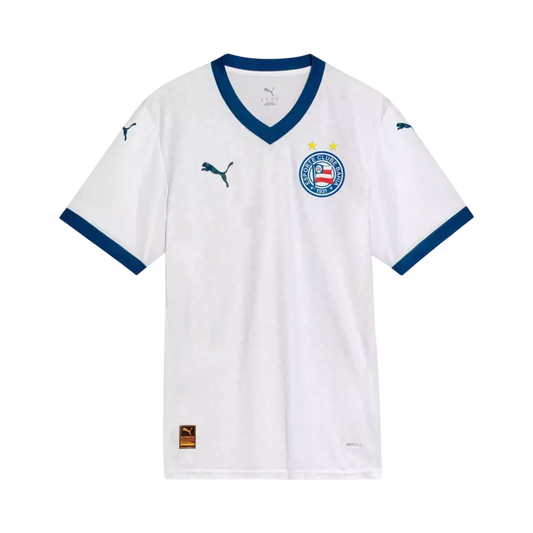 Camisa Bahia Home 2025/26 Torcedor Puma Masculina - Branco