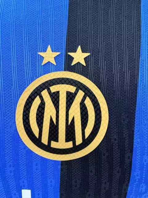 Camisa Inter de Milão 24/25 Home Versão Jogador - Manga Longa - Azul