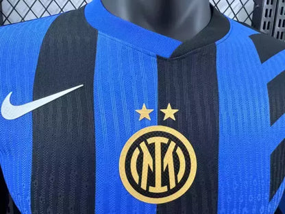 Camisa Inter de Milão 24/25 Home Versão Jogador - Manga Longa - Azul