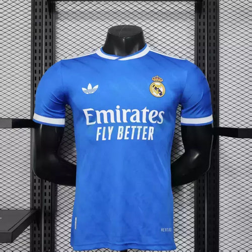 Camisa Real Madrid Third 25/26 - Versão Jogador Adidas Masculino - Azul