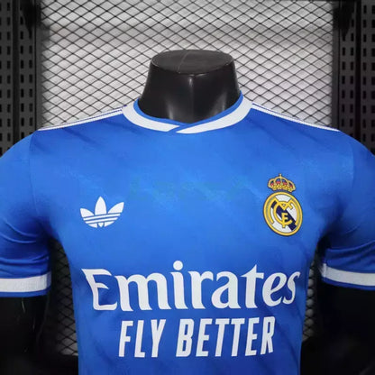 Camisa Real Madrid Third 25/26 - Versão Jogador Adidas Masculino - Azul