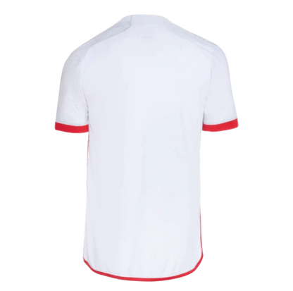 Camisa Flamengo Away 2024 Torcedor Adidas Masculino - Branco e Vermelho