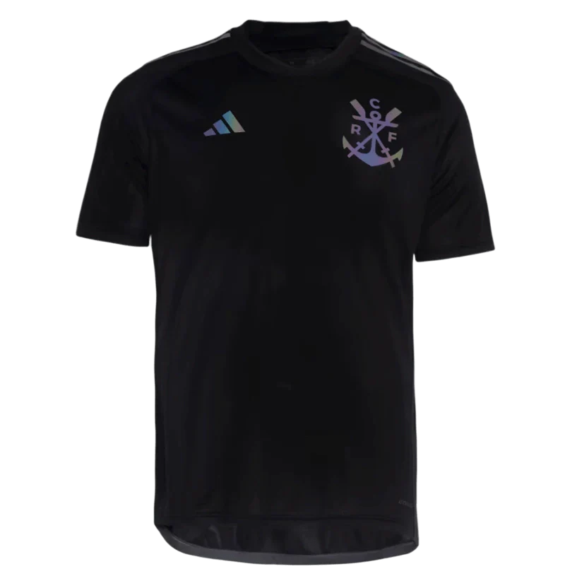 Camisa Flamengo Third 2023 - Torcedor Adidas Masculina - Preto Refletivo