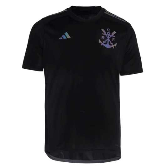Camisa Flamengo Third 2023 - Torcedor Adidas Masculina - Preto Refletivo