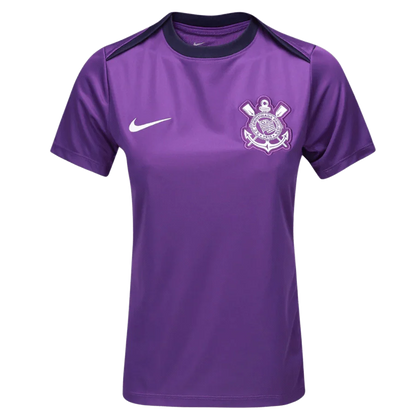 Camisa Timão Treino 2025/26 Torcedor Nike Feminina - Roxo
