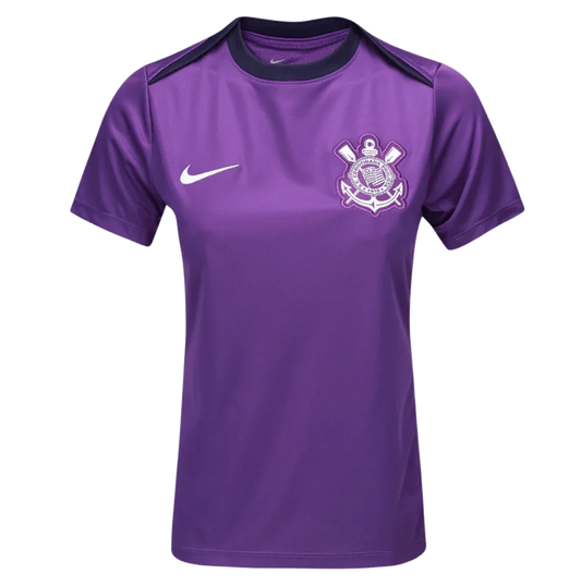 Camisa Timão Treino 2025/26 Torcedor Nike Feminina - Roxo