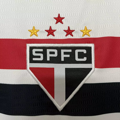 Conjunto Infantil São Paulo Home 2024 - Torcedor New Balance - Branco