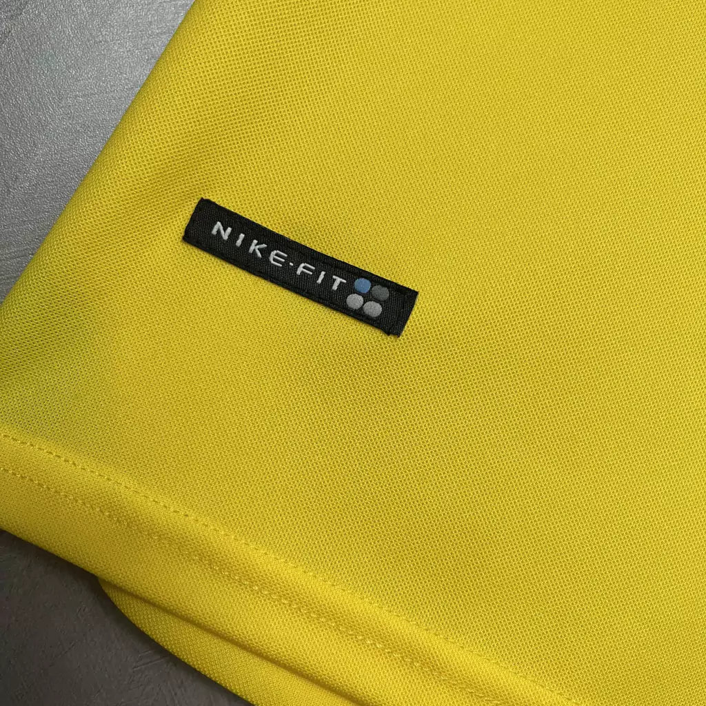 Camisa Seleção Brasileira Retrô Home 1998 Torcedor Nike Masculina - Amarelo