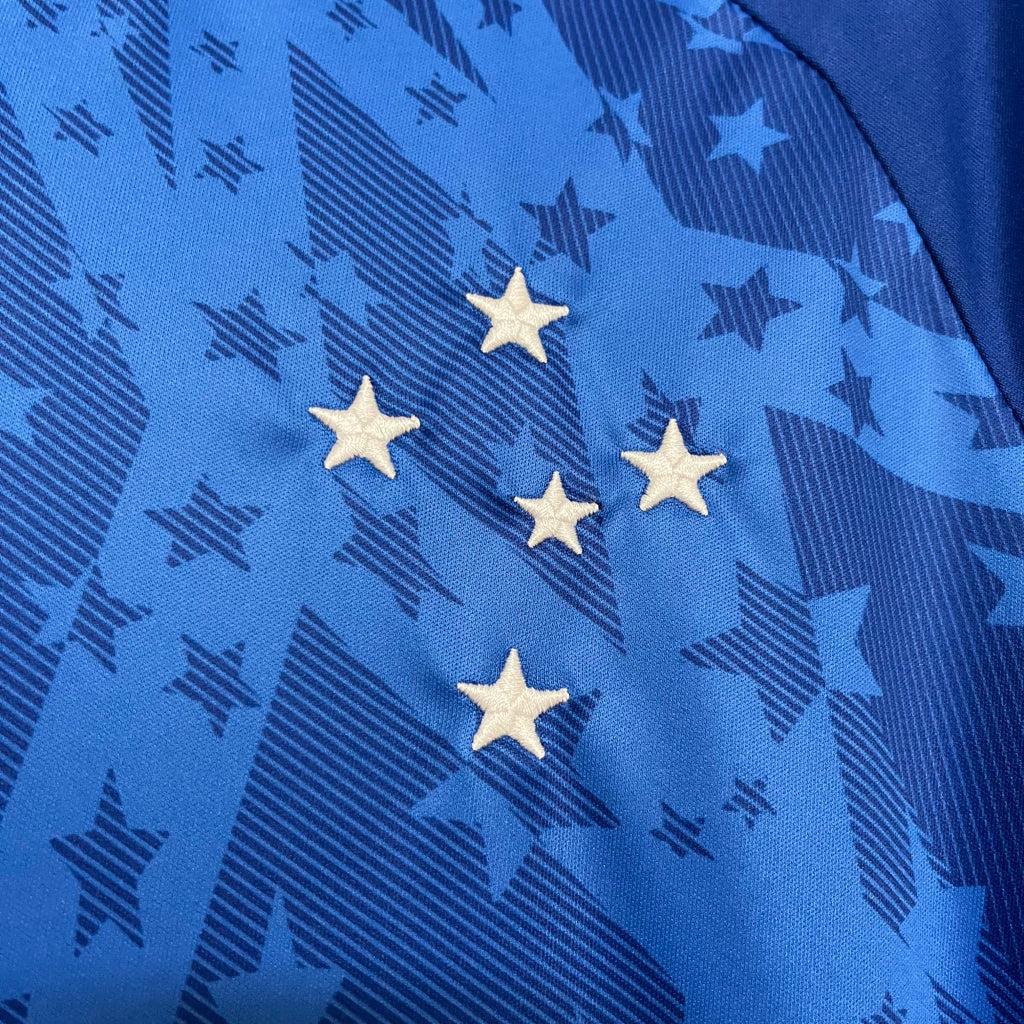 Camisa Cruzeiro Home 2024/25 - Feminina Adidas - Azul