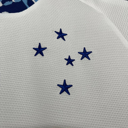 Camisa Cruzeiro Away 2024/25 - Feminina Adidas - Branco