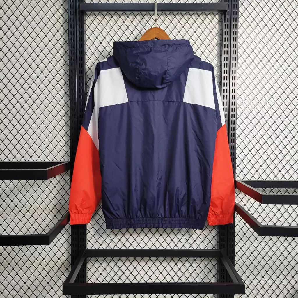 Corta Vento Adidas Masculino - Azul e Laranja