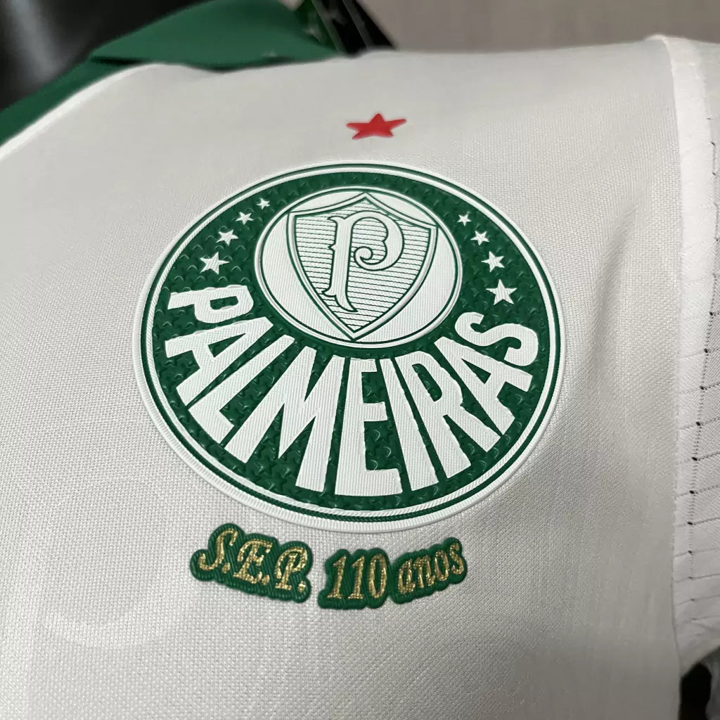 Camisa Palmeiras II Away 2024/25 - Versão Jogador Puma Masculino - Branco e Dourado