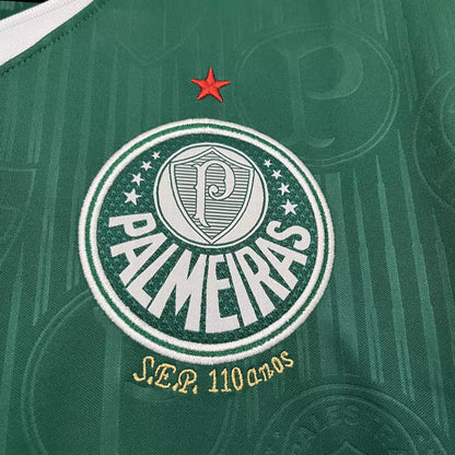 Camisa Palmeiras I Home 2024/25 Torcedor Puma Masculino - Verde e Dourado