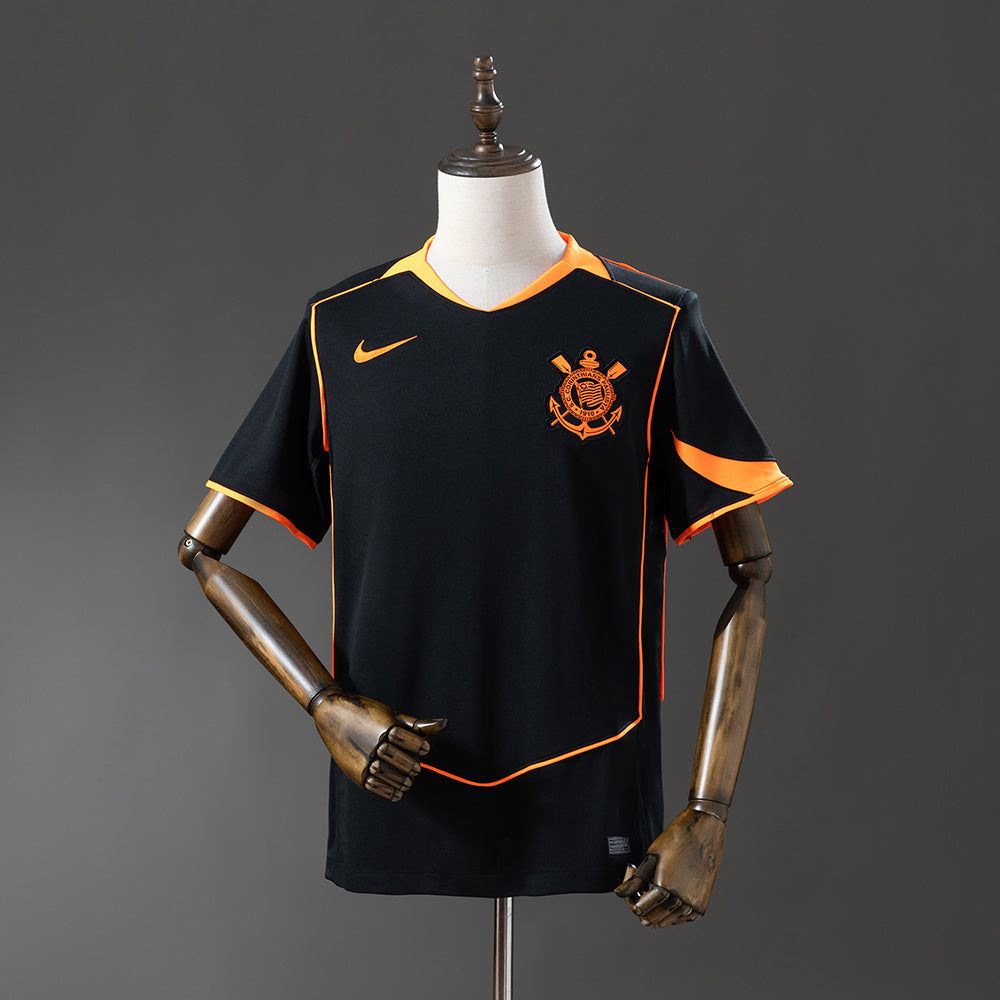 Camisa Timão Third 2025/26 - Torcedor Nike Masculino - Preto e Laranja