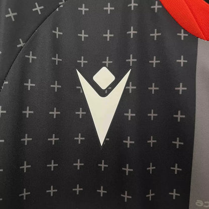 Camisa Geórgia Away Eurocopa 24/25 - Torcedor Macron Masculino - Preto