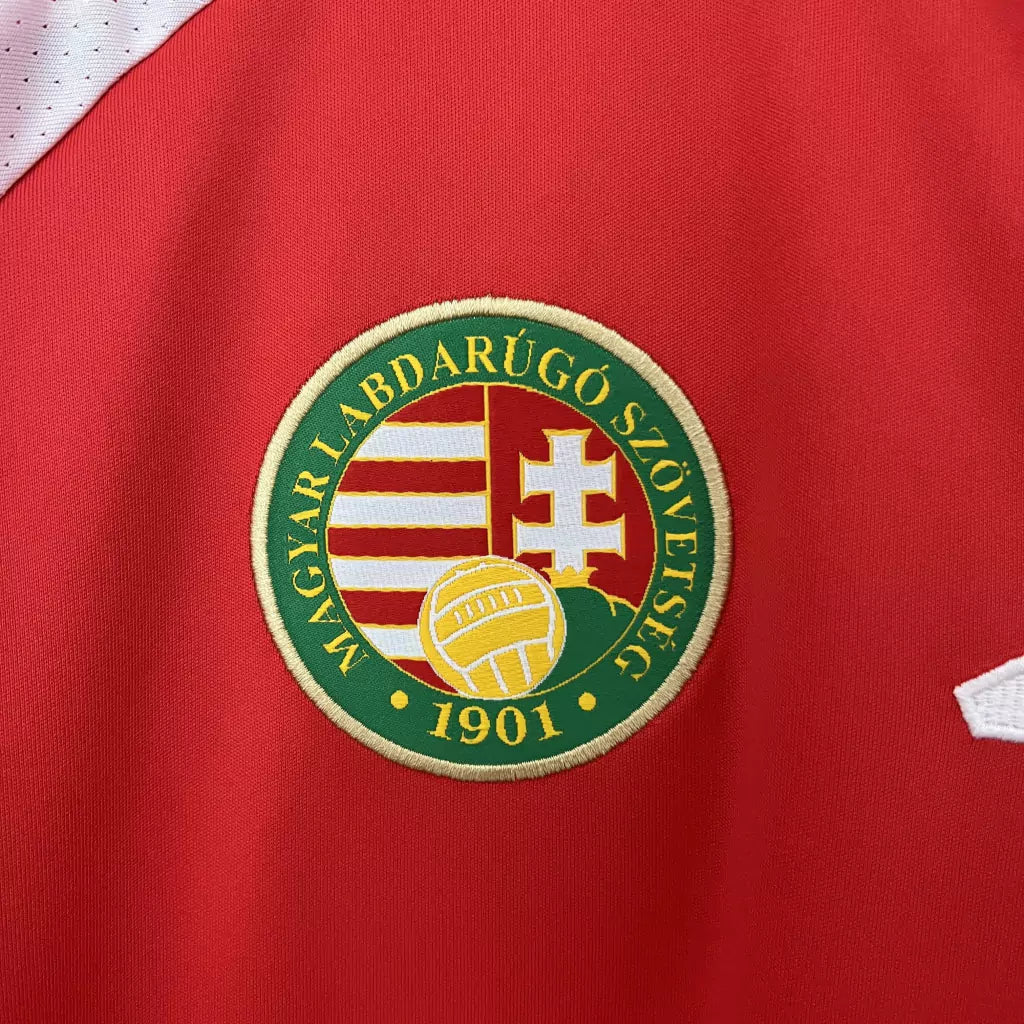 Camisa Hungria Home Eurocopa 24/25 - Torcedor Adidas Masculino - Vermelho