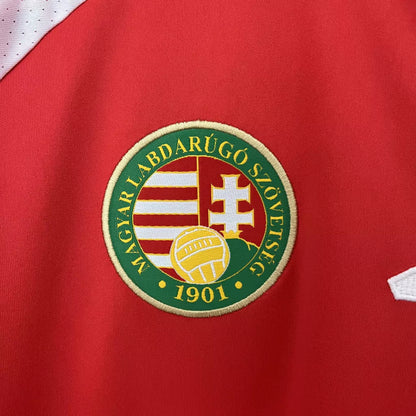 Camisa Hungria Home Eurocopa 24/25 - Torcedor Adidas Masculino - Vermelho