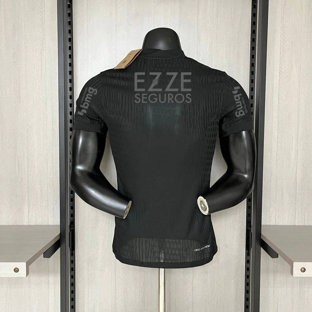 Camisa Timão Away C/ Patrocínios 2024/25 Versão Jogador Nike Masculino - Preto