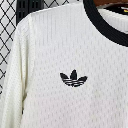Camisa Seleção Alemanha Edição 125 anos - Manga Longa - Branca
