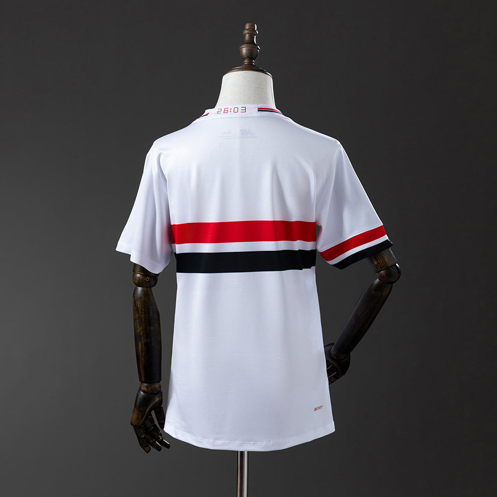 Camisa São Paulo Home 2025/26 - Torcedor New Balance Feminina - Branco