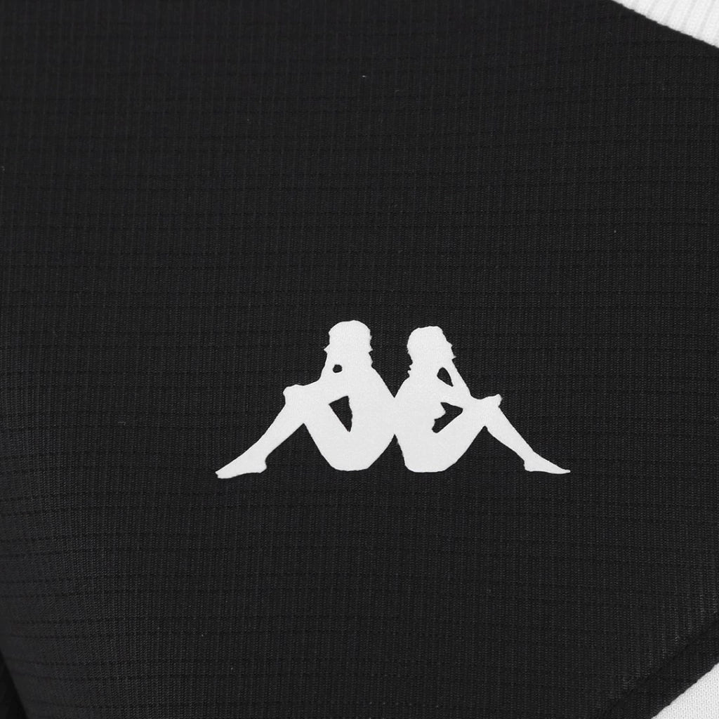 Camisa Vasco da Gama Home 2024/25 - Torcedor Kappa Feminina - Preto e Branco