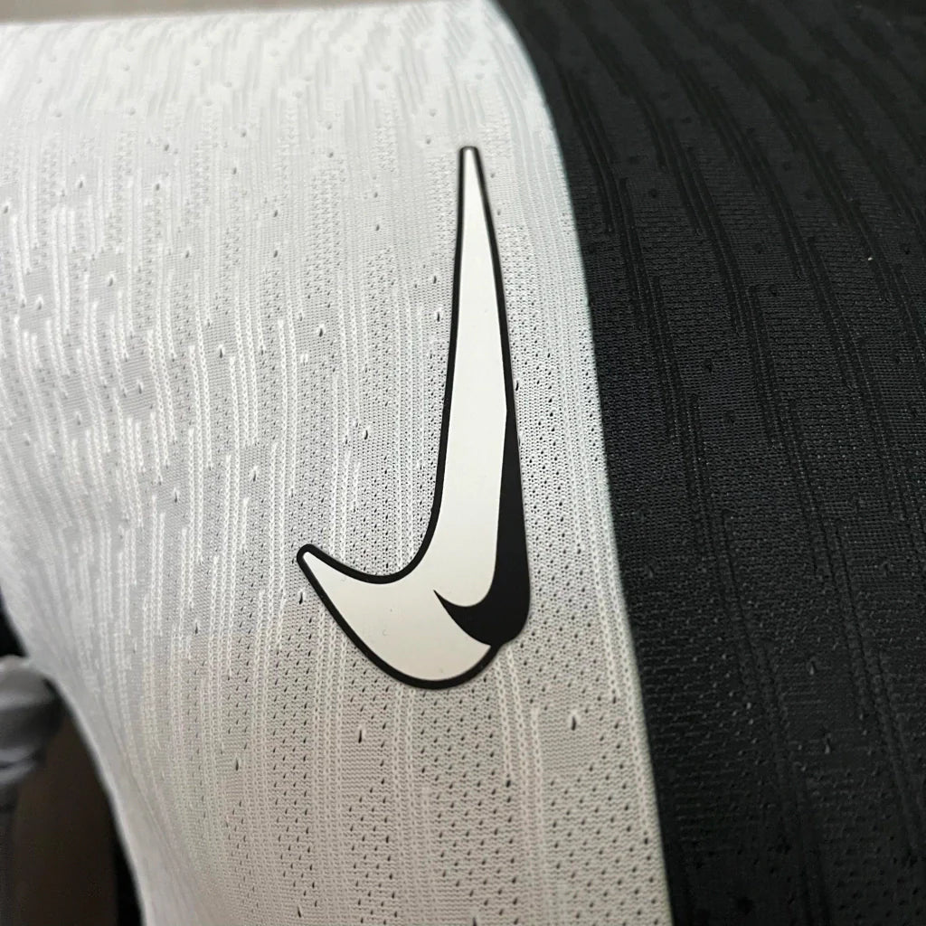 Camisa Timão Third 2024/25 Versão Jogador Nike Masculino - Preto e Branco