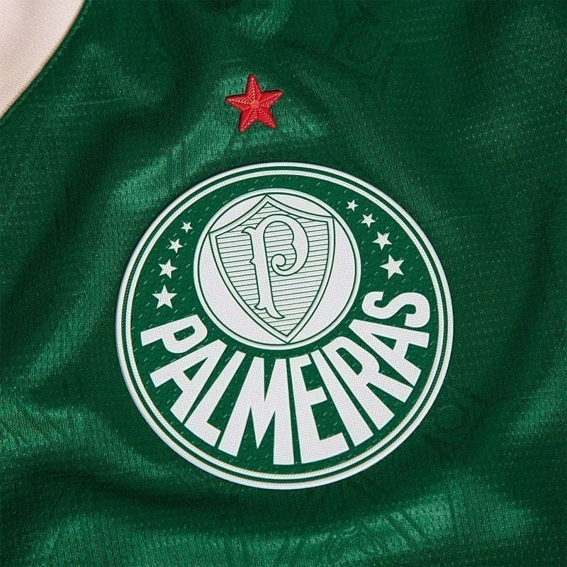 Camisa Palmeiras Home 2025/26 - Torcedor Puma Masculino - Verde