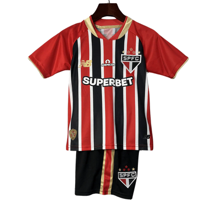 Conjunto Infantil São Paulo Away 2025/26 - Torcedor New Balance