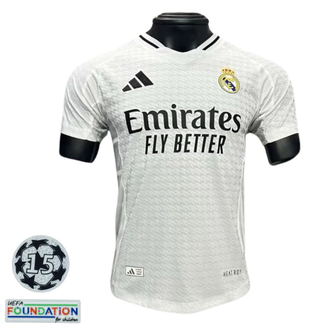 Camisa Real Madrid Home 24/25 - Versão Jogador Adidas Masculino - Branco